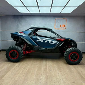 New 2025 Can-Am Maverick R X RS DCT with Smart Shox- Dusty Blue / Legion Red