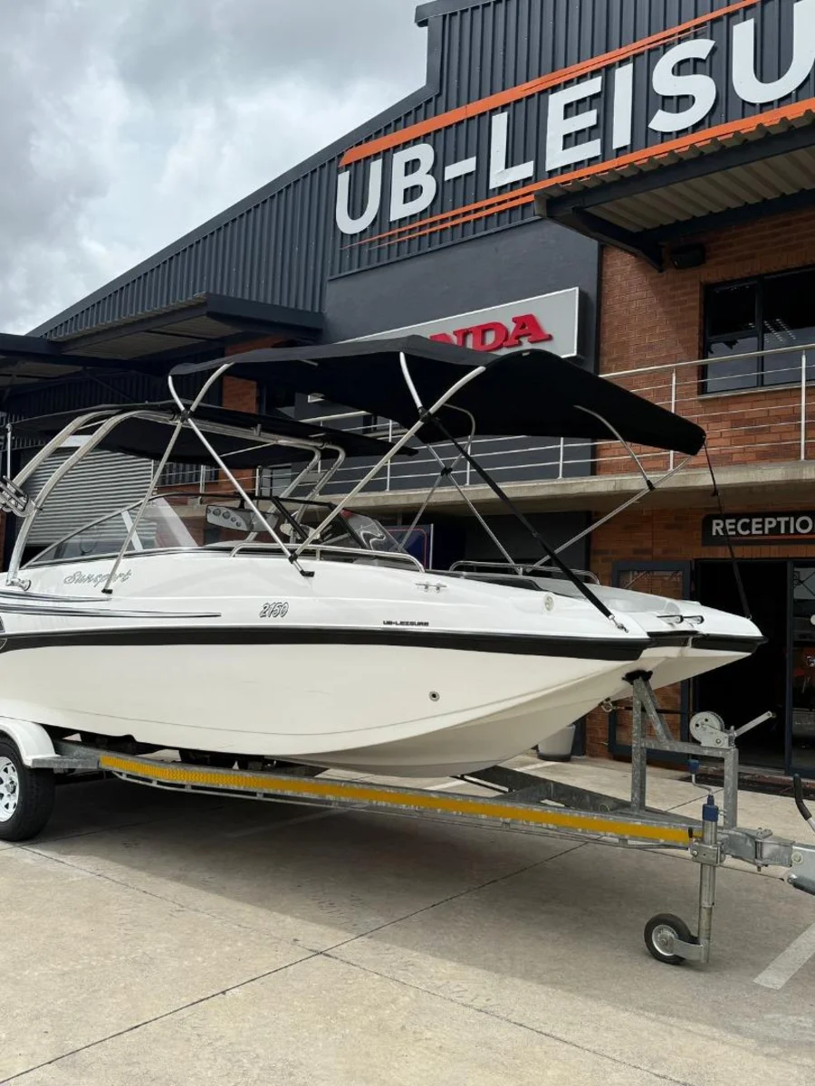 Used 2016 Sunsport 2150 Boat with V8 In-Board Motor - UB Leisure Used 2016 Sunsport 2150 Boat with V8 In-Board Motor - UB Leisure