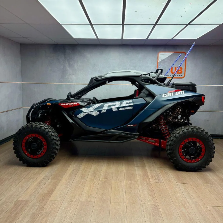 New 2025 Can-Am Maverick R X RS DCT with Smart Shox- Dusty Blue / Legion Red - UB Leisure New 2025 Can-Am Maverick R X RS DCT with Smart Shox- Dusty Blue / Legion Red - UB Leisure
