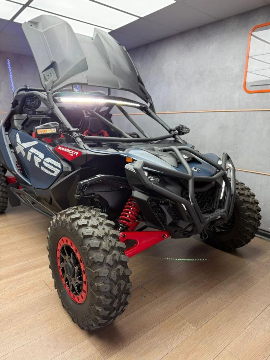 New 2025 Can-Am Maverick R X RS DCT with Smart Shox- Dusty Blue / Legion Red - UB Leisure New 2025 Can-Am Maverick R X RS DCT with Smart Shox- Dusty Blue / Legion Red - UB Leisure