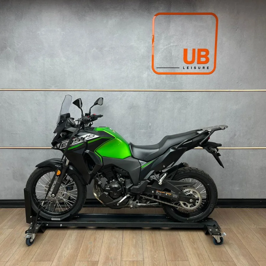 New 2026 Kawasaki VERSYS-X KLE 300 – CANDY LIME GREEN - UB Leisure