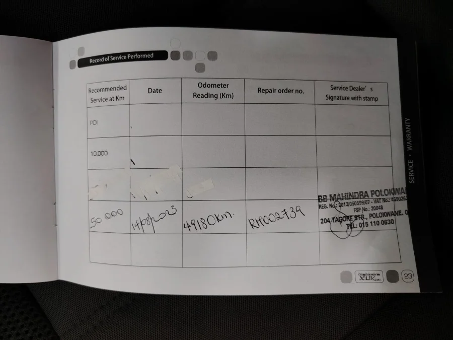 Used 2021 Mahindra XUV500 2.2CRDe W6 - BOTHA AND DEYSEL EXECUTIVE MOTORS