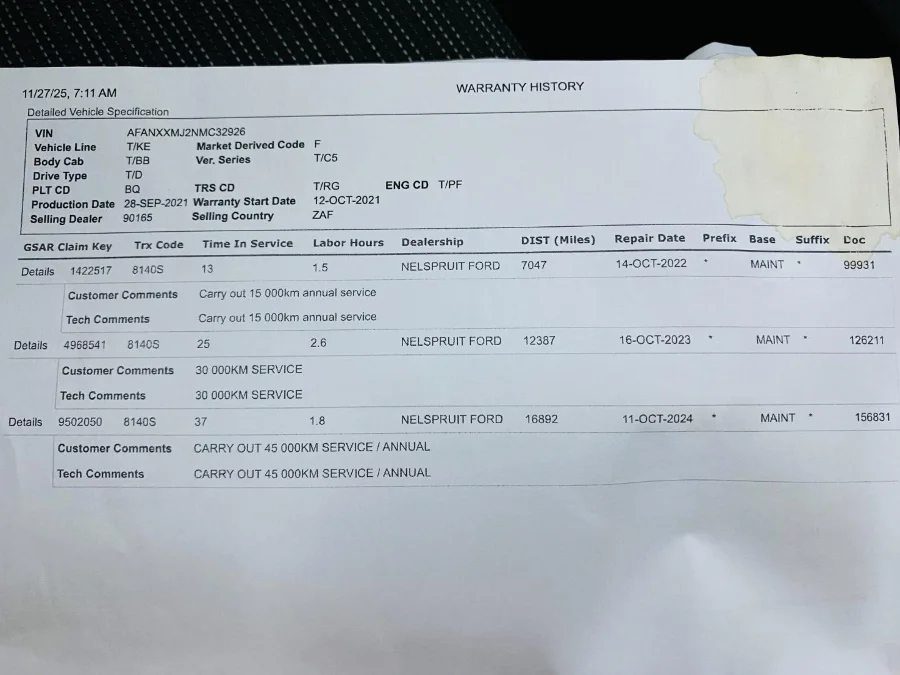 Used 2021 Ford Ranger 2.2TDCi single cab - BOTHA AND DEYSEL EXECUTIVE MOTORS