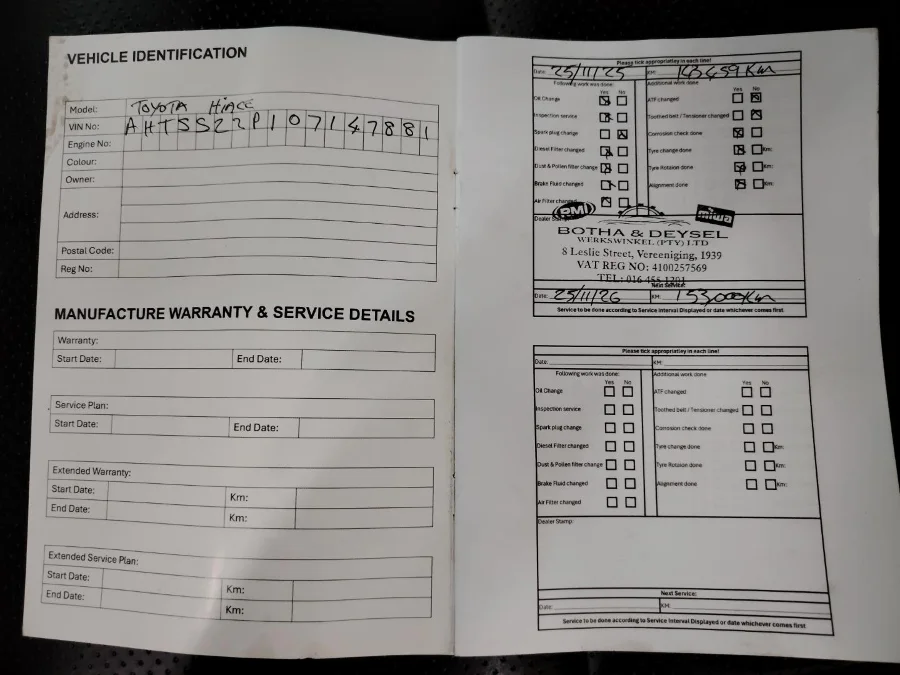 Used 2023 Toyota Quantum 2.5D-4D Ses-fikile - BOTHA AND DEYSEL EXECUTIVE MOTORS