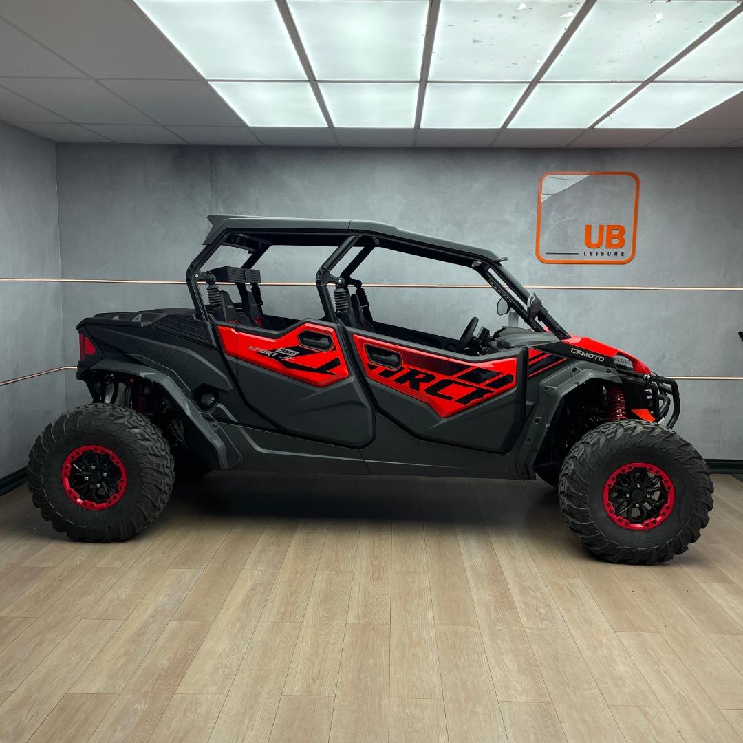 New 2025 CFMOTO Z FORCE 950 SPORT – 4 SEATER MAGMA RED