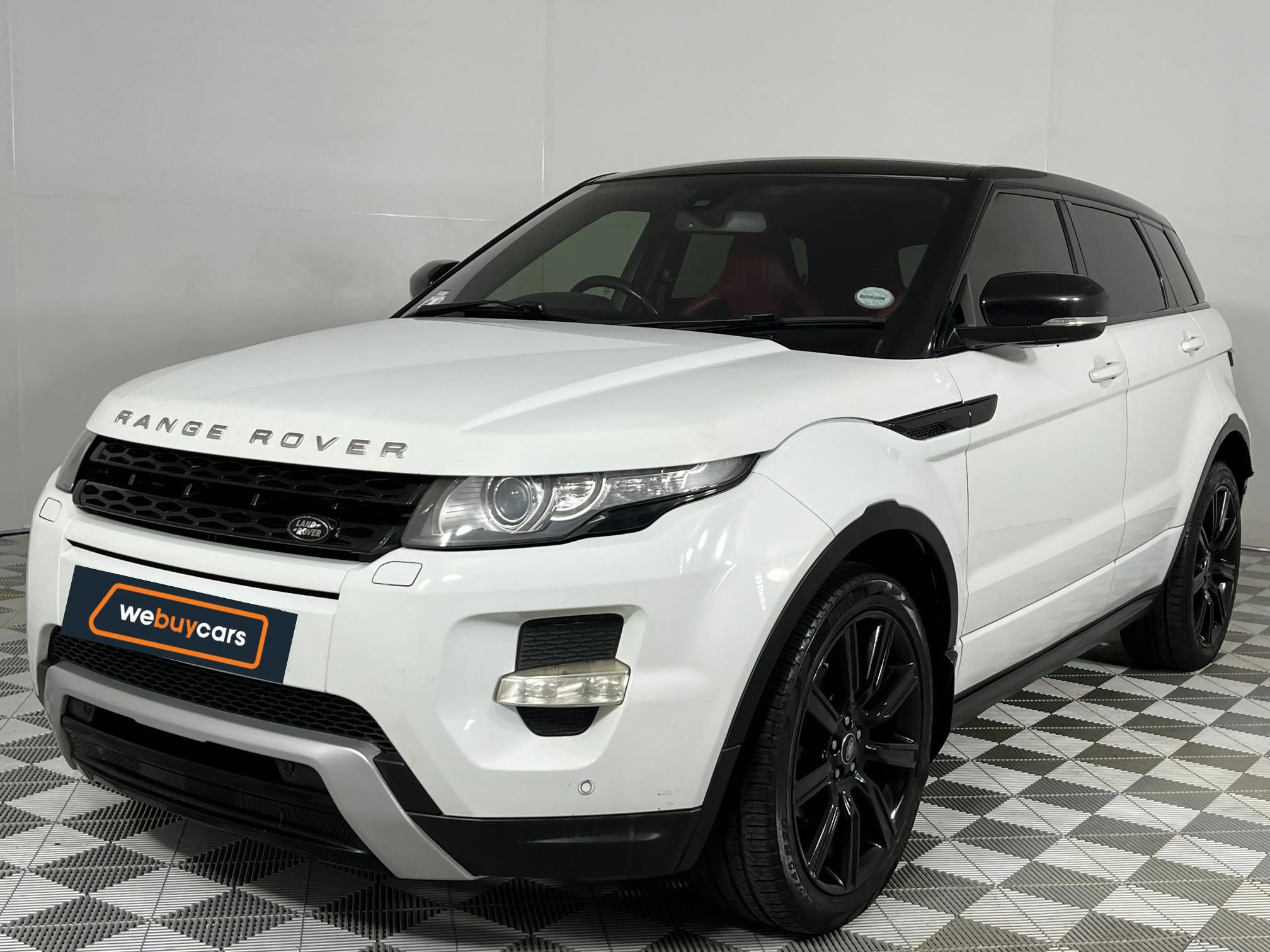 Used 2012 Land Rover Range Rover Evoque SD4 Dynamic SW1 Colour