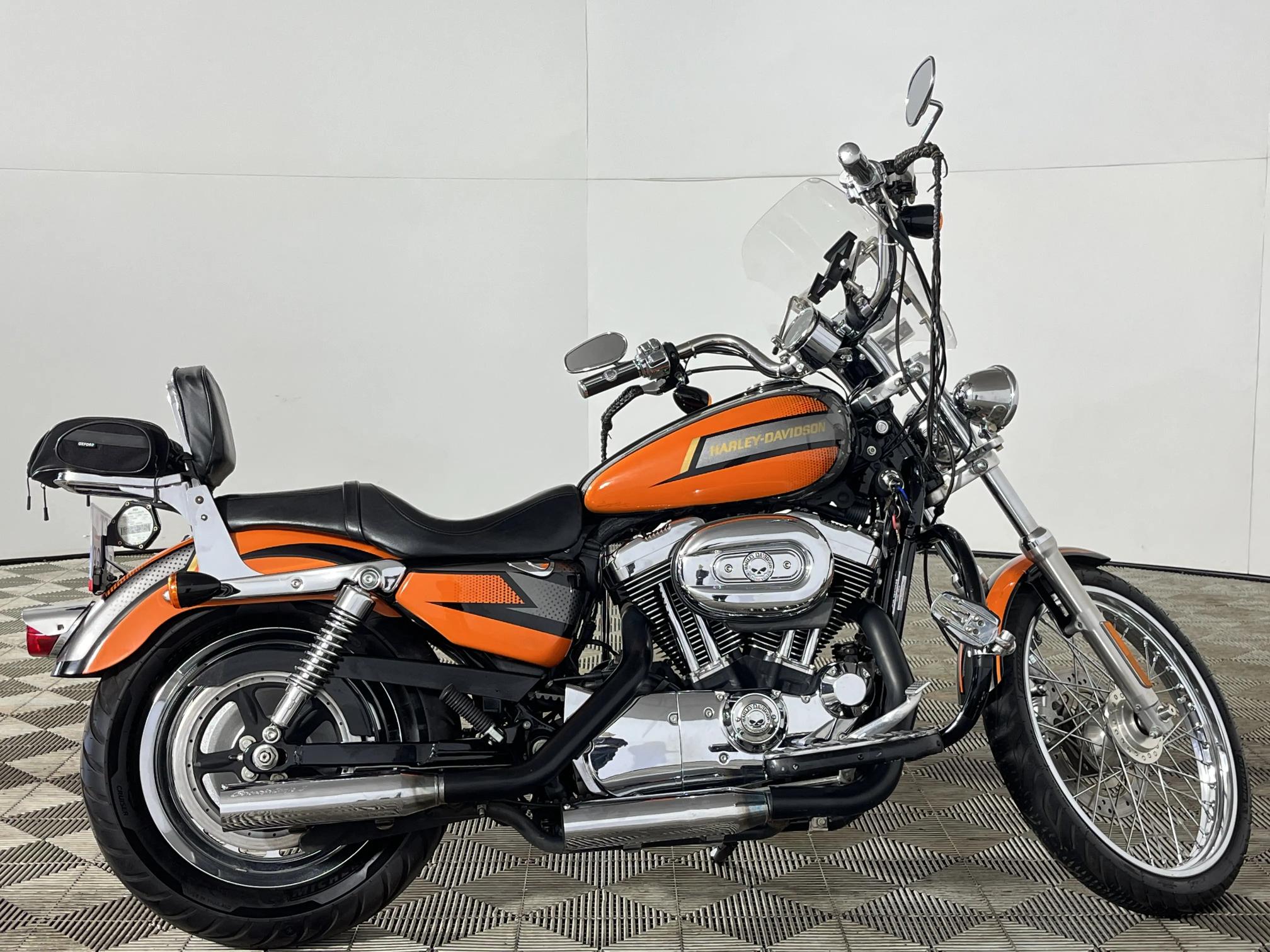 Used 2008 Harley Davidson Sportster Xl1200 Custom