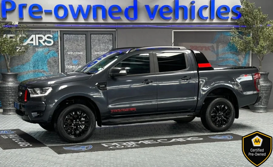 Used 2020 Ford Ranger 2.0Bi-Turbo double cab 4x4 Thunder - Prime Cars Used 2020 Ford Ranger 2.0Bi-Turbo double cab 4x4 Thunder - Prime Cars