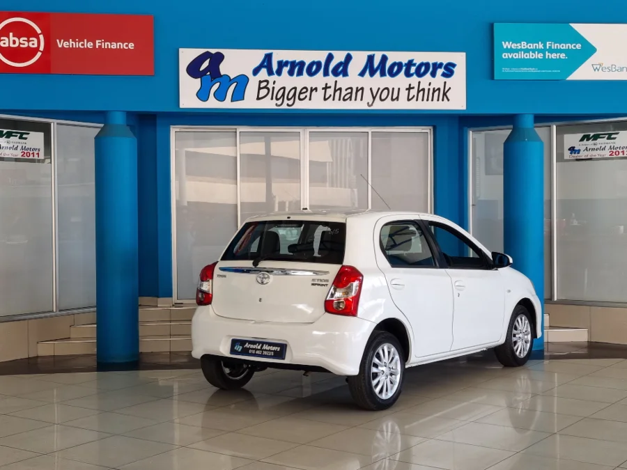 Used 2020 Toyota Etios hatch 1.5 Sprint - Arnold Motors CC