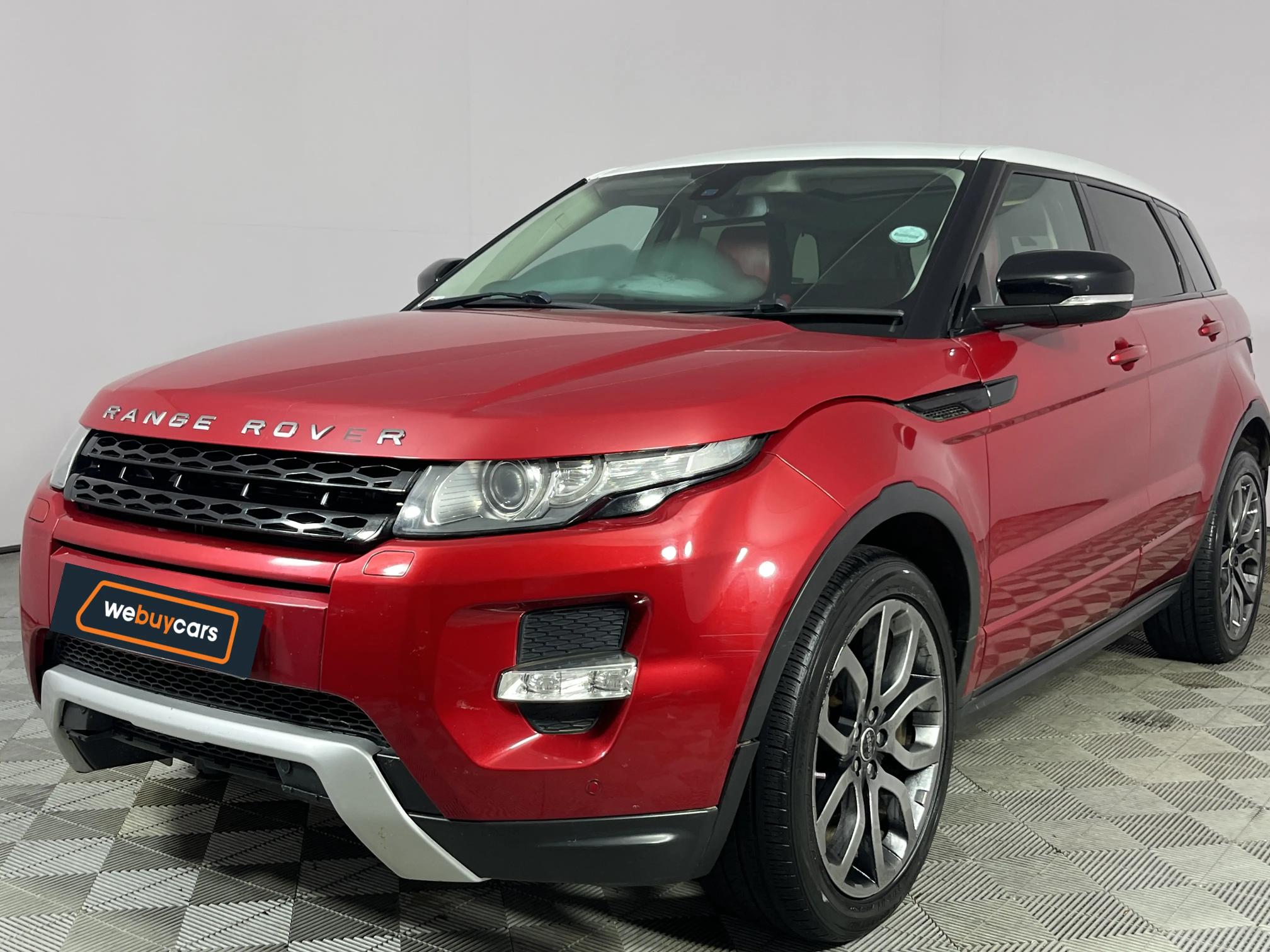 Used 2012 Land Rover Range Rover Evoque SD4 Dynamic SW1 Colour