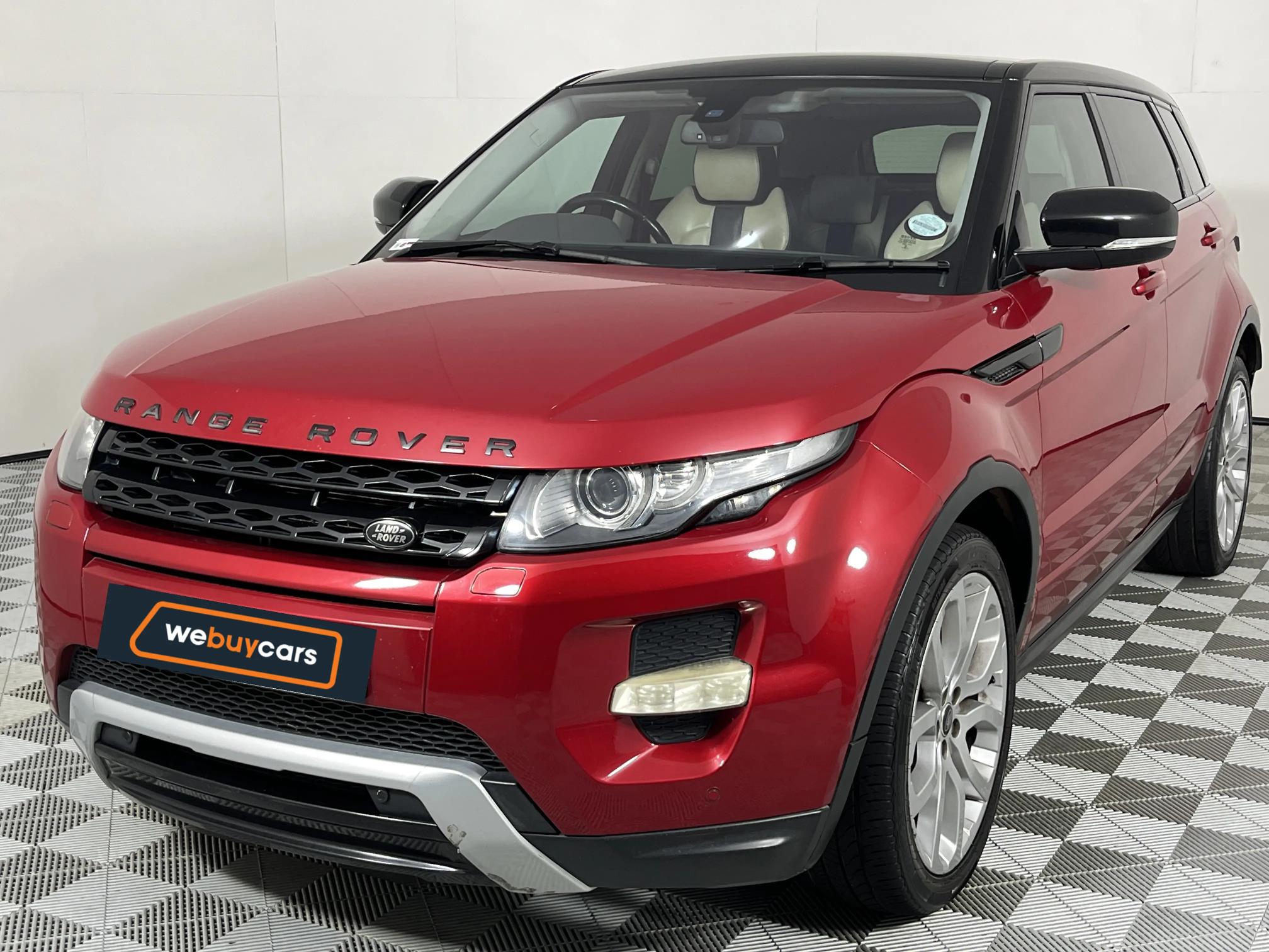 Used 2012 Land Rover Range Rover Evoque SD4 Dynamic SW1 Colour