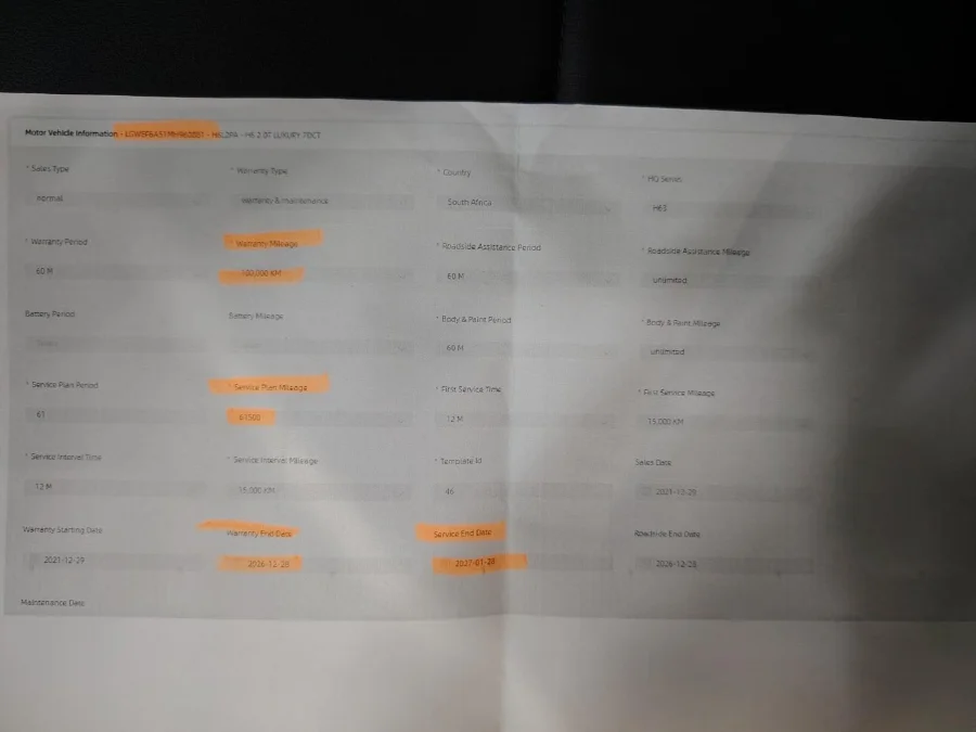 Used 2022 Haval H6 2.0GDIT 4WD Super Luxury - BOTHA AND DEYSEL EXECUTIVE MOTORS