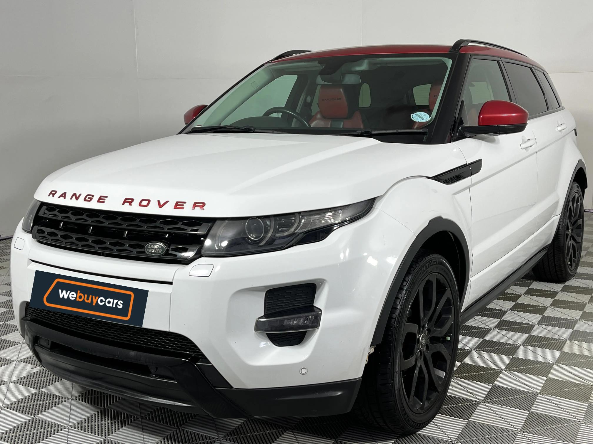 Used 2015 Land Rover Range Rover Evoque SD4 Dynamic SW1 Colour