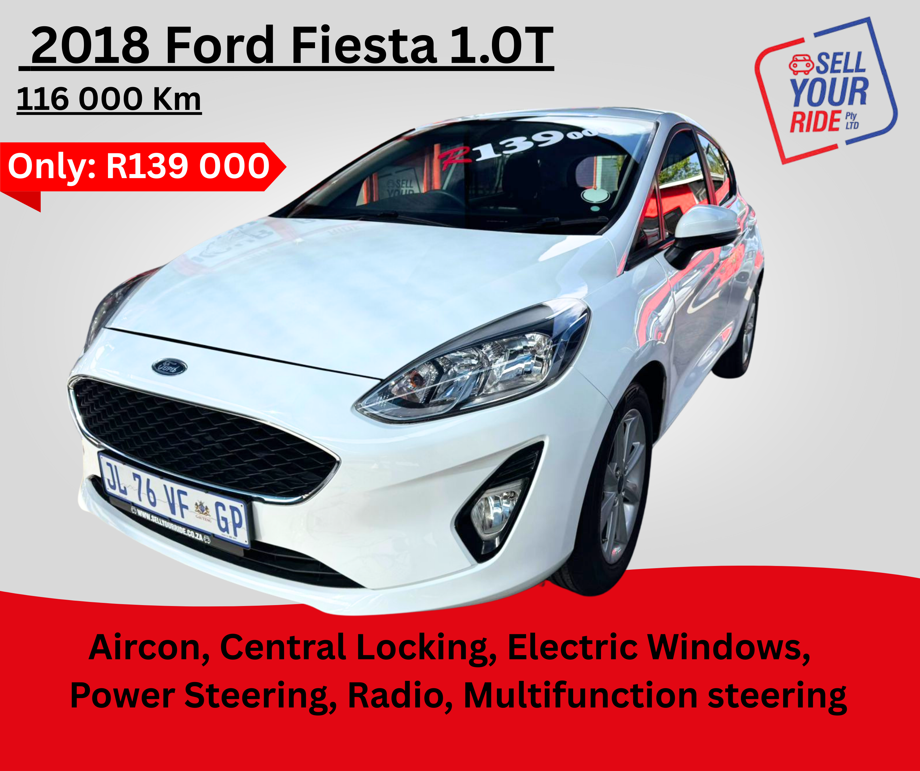 Used 2018 Ford Fiesta 5-door 1.0T Ambiente