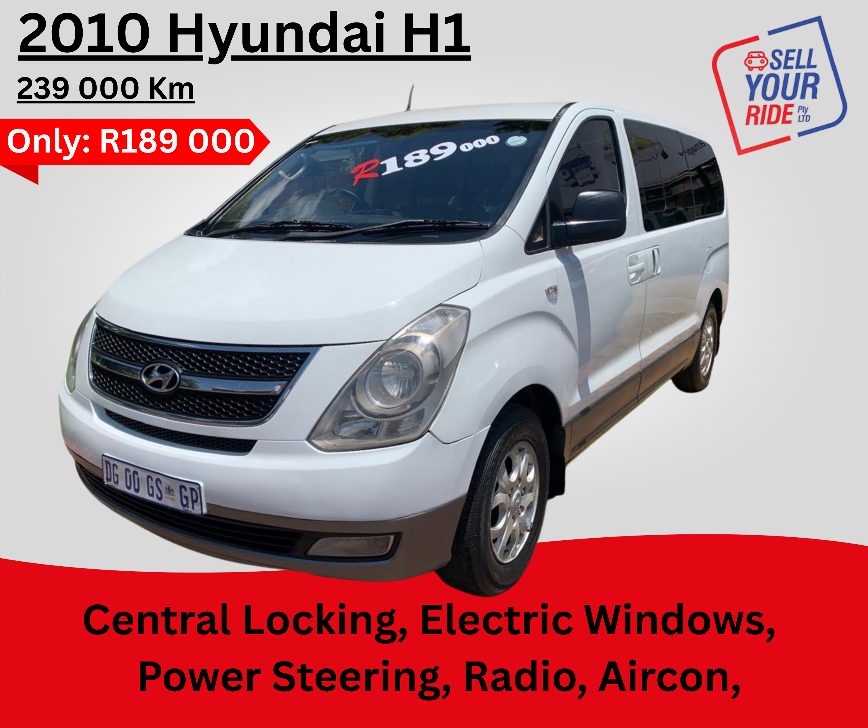 Used 2010 Hyundai H-1 2.4 bus Executive