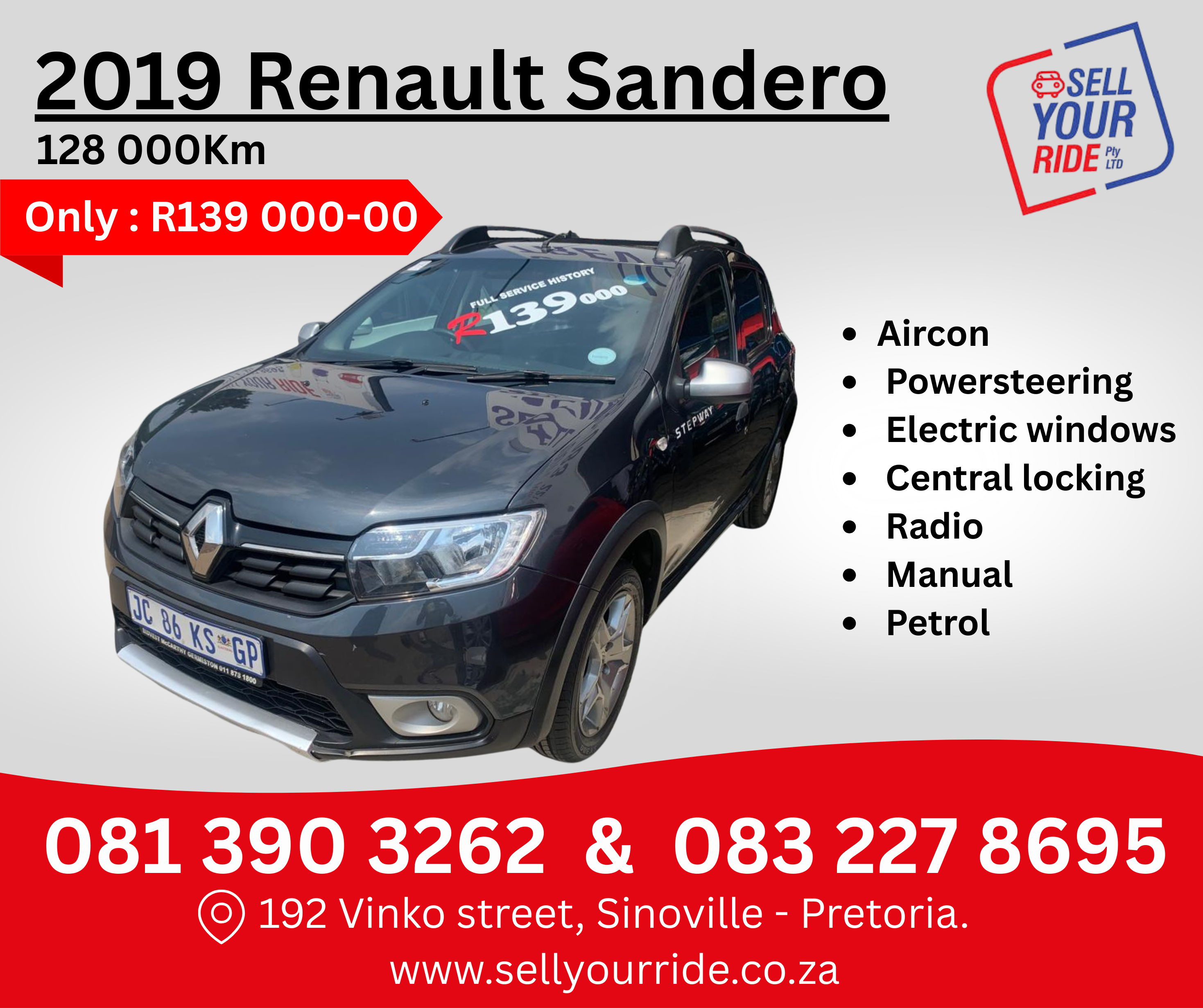 Used 2019 Renault Sandero Stepway 1.6