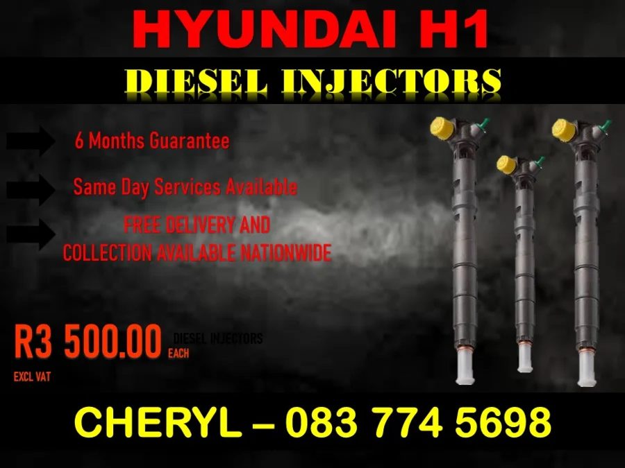 HYUNDAI H1 DIESEL INJECTORS FOR SALE - Private Seller HYUNDAI H1 DIESEL INJECTORS FOR SALE - Private Seller