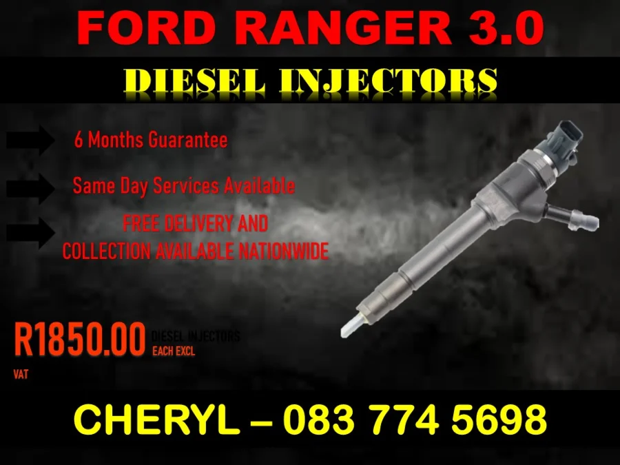 FORD RANGER 3.0 DIESEL INJECTORS FOR SALE - Private Seller FORD RANGER 3.0 DIESEL INJECTORS FOR SALE - Private Seller