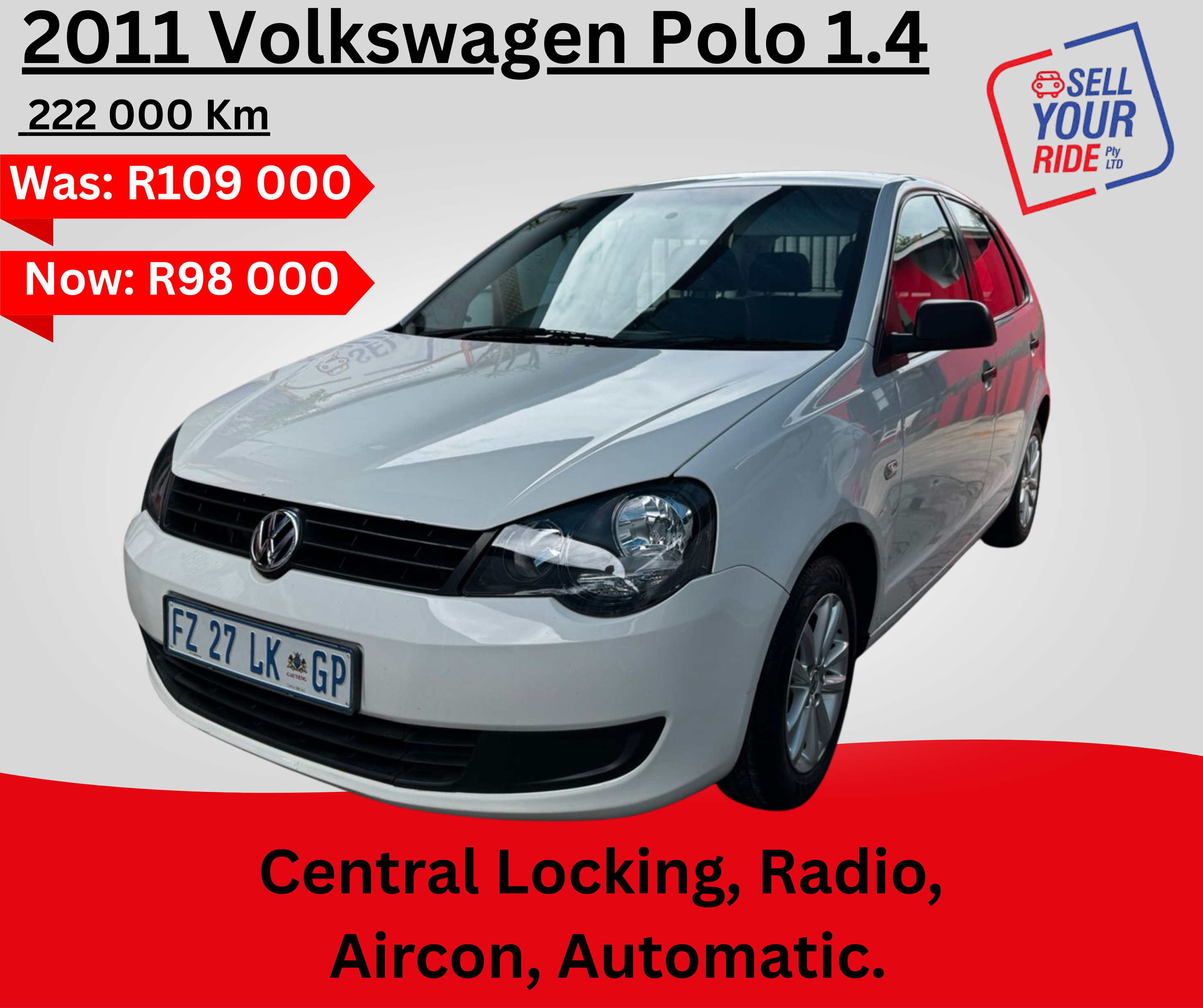 Used 2011 Volkswagen Polo Vivo 5-door 1.4