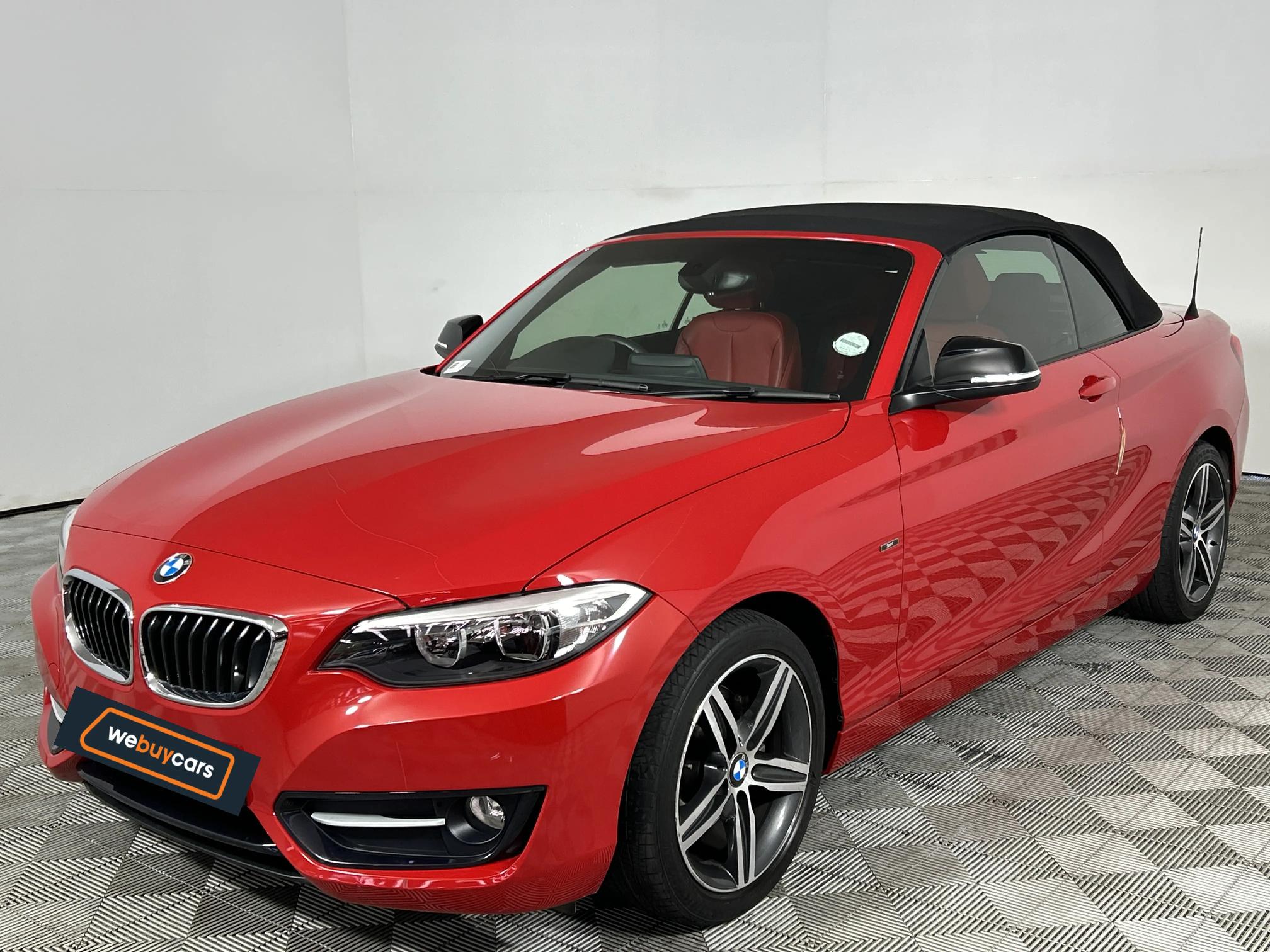 Used 2015 BMW 2 Series 220i convertible Luxury Line sports-auto