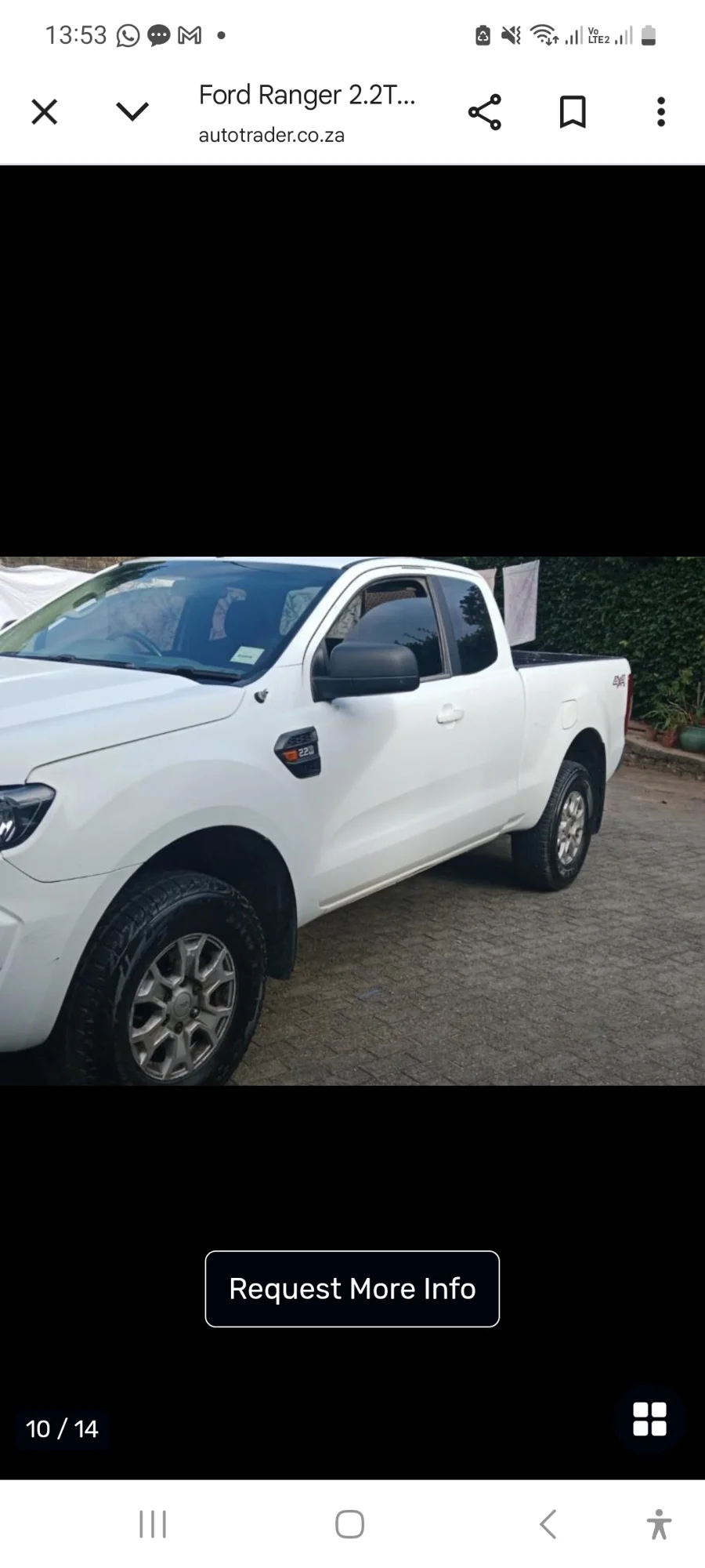 Used 2016 Ford Ranger 2.2TDCi SuperCab 4x4 XL - Private Seller Used 2016 Ford Ranger 2.2TDCi SuperCab 4x4 XL - Private Seller
