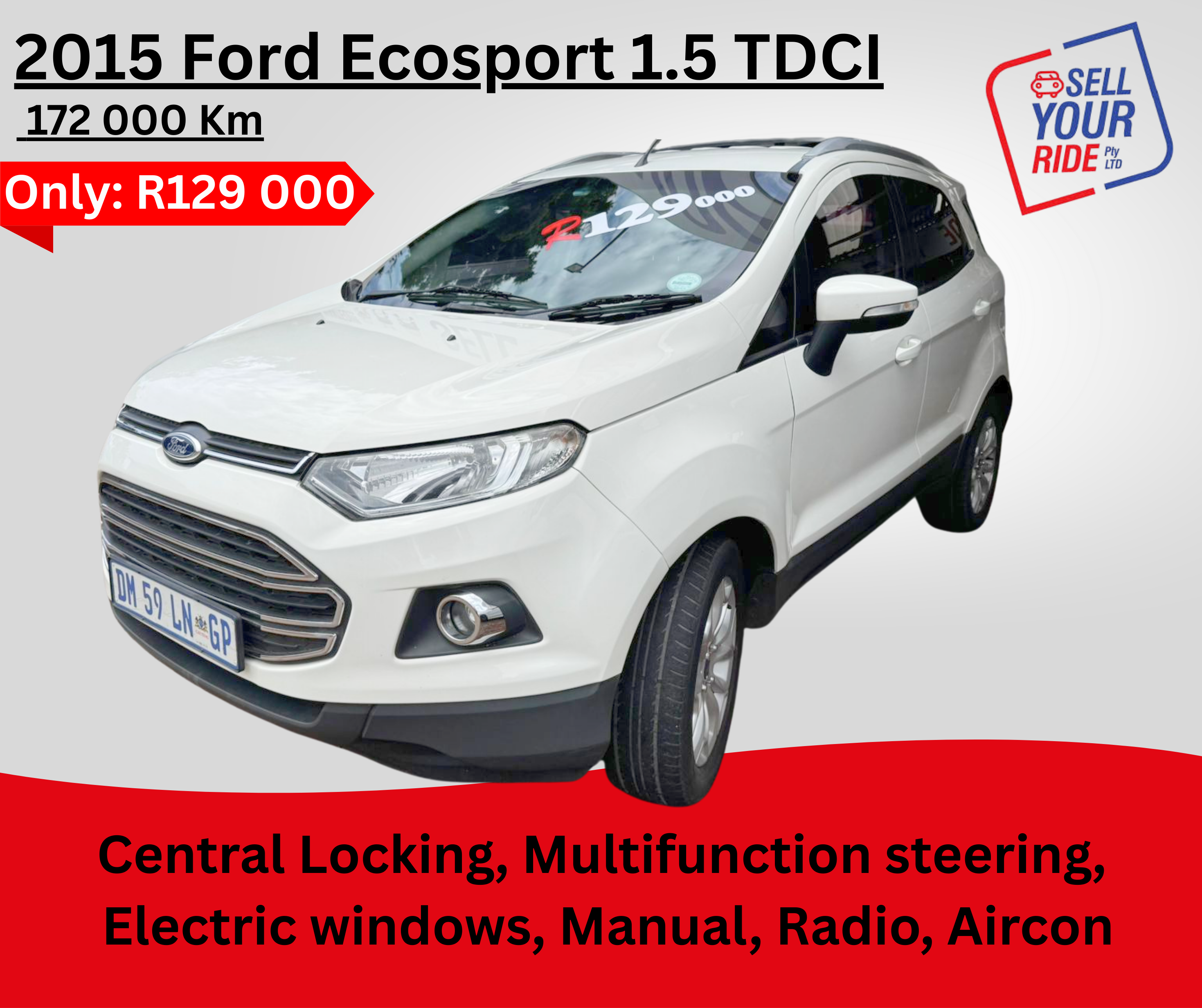 Used 2015 Ford EcoSport 1.5TDCi Titanium