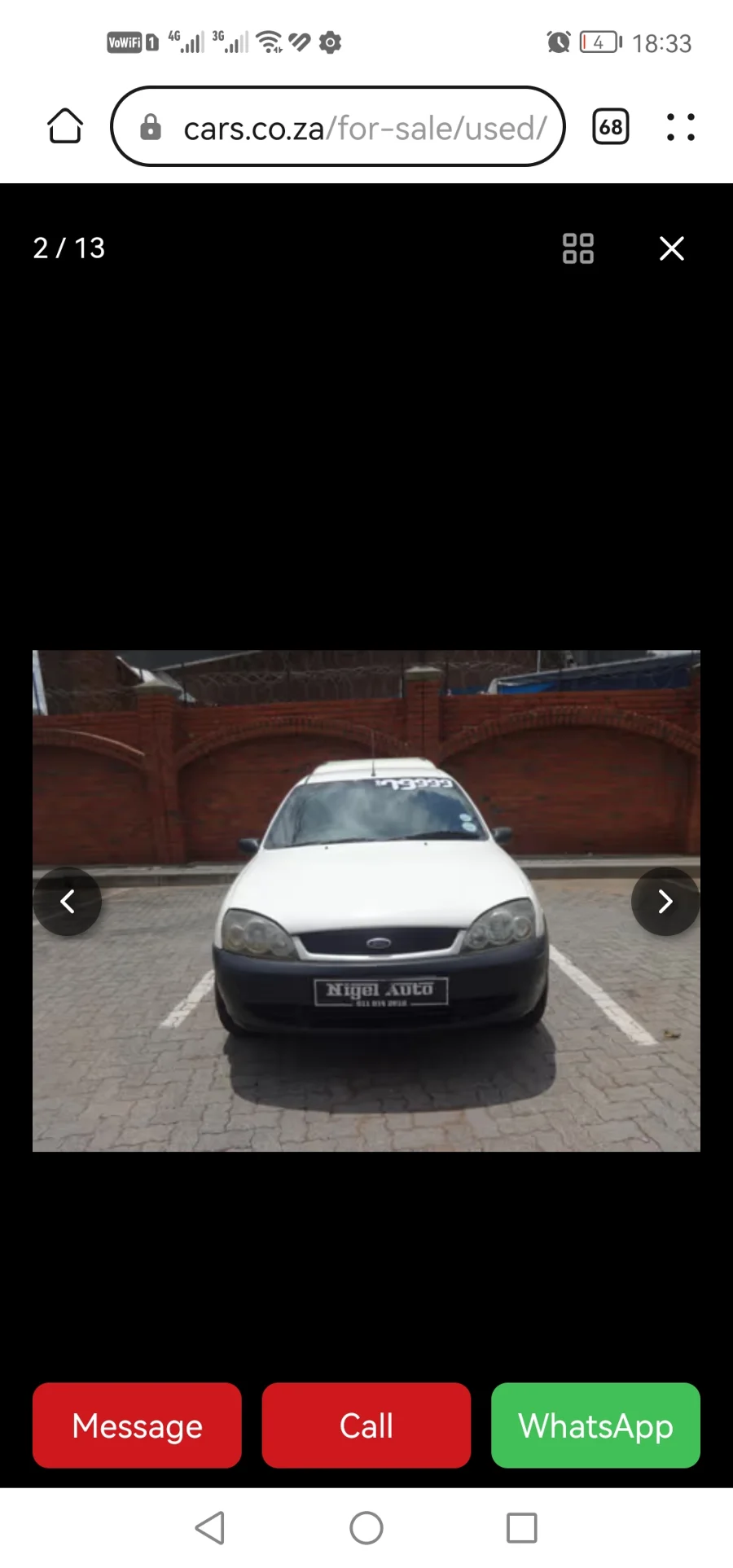 Used 2007 Ford Bantam 1.3i XLT - Nigel Auto Centre