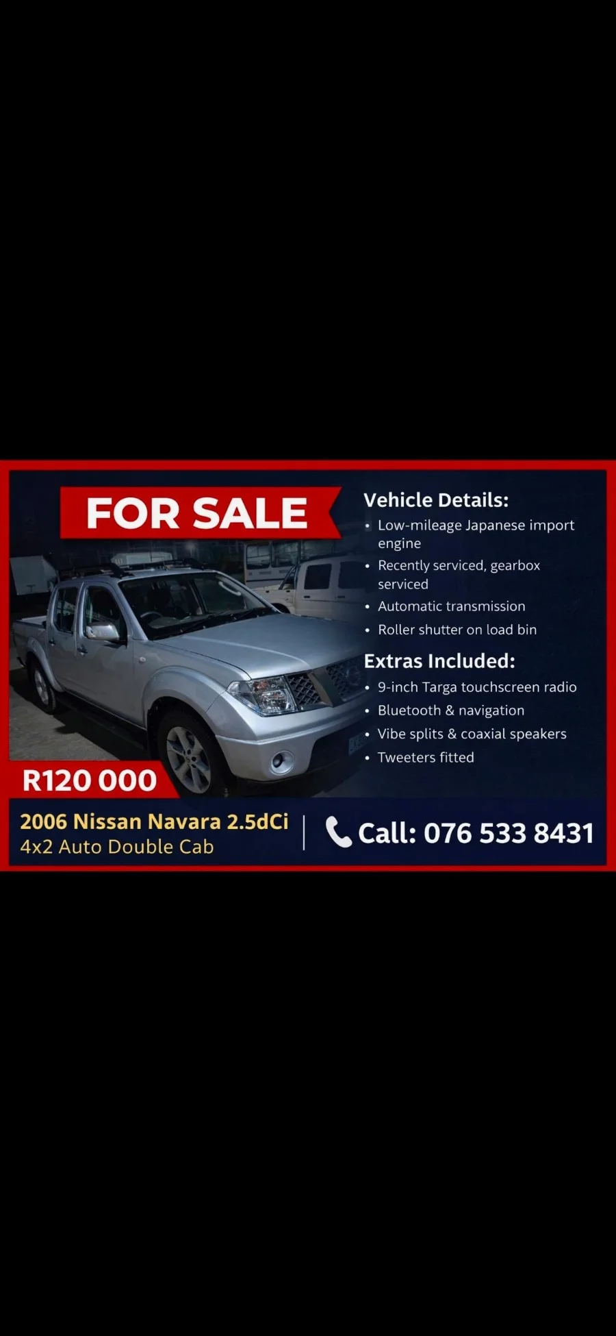 Used 2006 Nissan Navara 2.5dCi double cab 4x4 LE auto - Private Seller Used 2006 Nissan Navara 2.5dCi double cab 4x4 LE auto - Private Seller