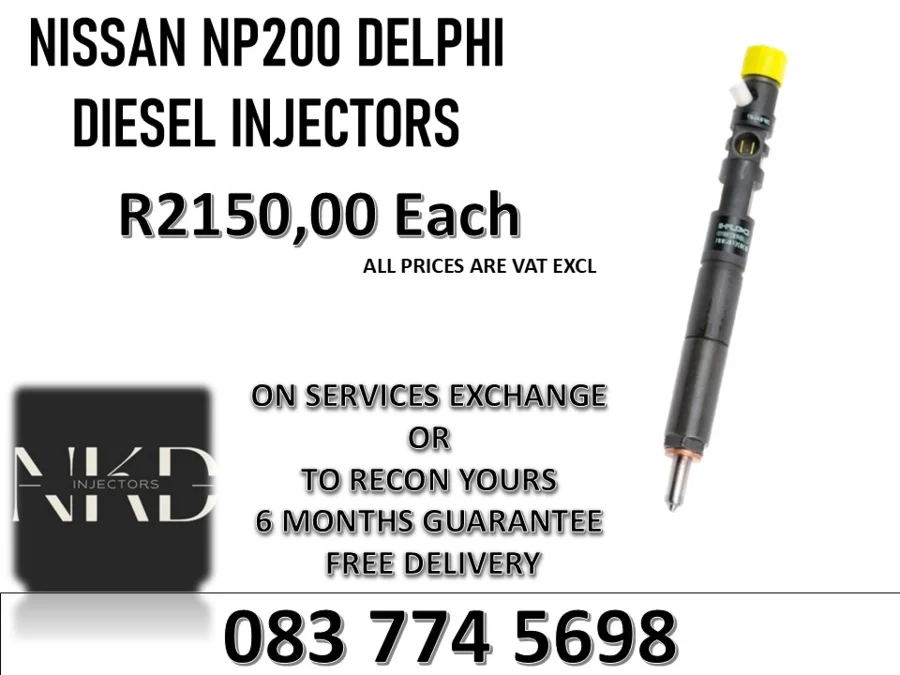 NISSAN NP200 DIESEL INJECTORS FOR SALE OR RECON - Private Seller NISSAN NP200 DIESEL INJECTORS FOR SALE OR RECON - Private Seller