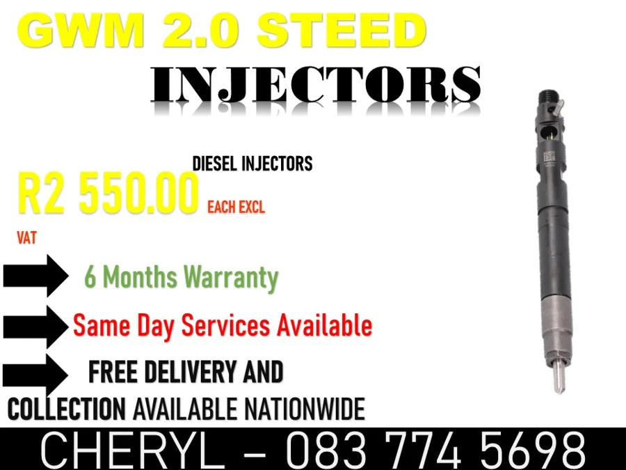 GWM 2.0 - 2.5 - 2.8 DIESEL INJECTOR FOR SALE OR RECON - Private Seller GWM 2.0 - 2.5 - 2.8 DIESEL INJECTOR FOR SALE OR RECON - Private Seller