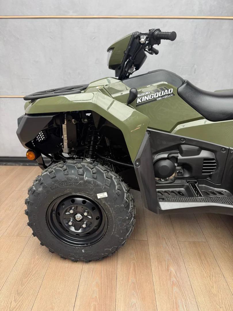 Used 2025 Suzuki KINGQUAD 750 AX- GREEN