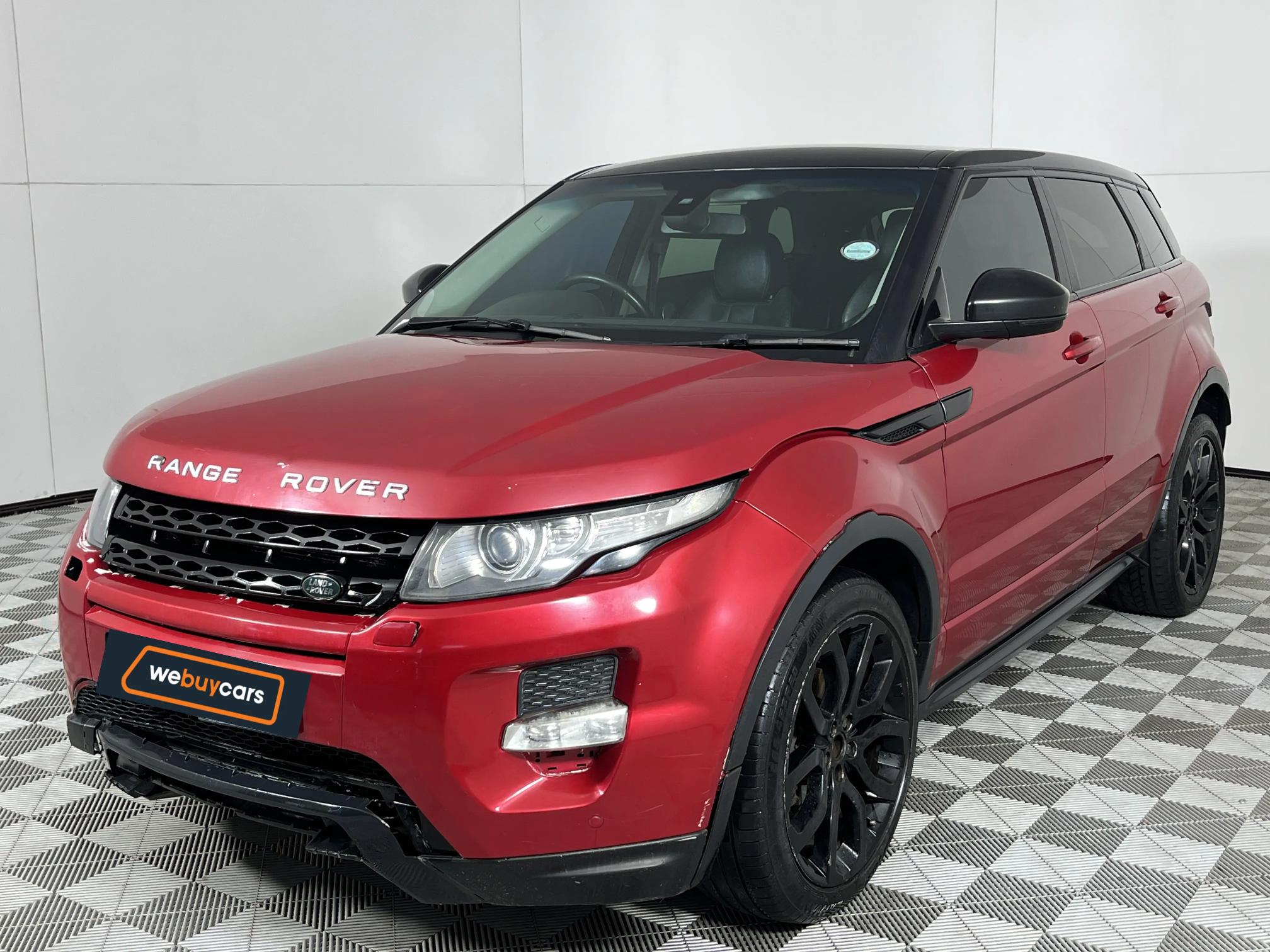 Used 2014 Land Rover Range Rover Evoque SD4 Dynamic SW1 Colour