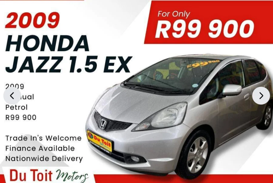 Used 2009 Honda Jazz 1.5 EX-S - Du Toit Motors