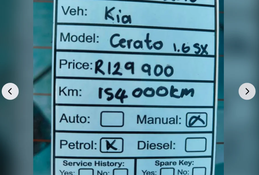 Used 2016 Kia Cerato sedan 1.6 SX auto - Du Toit Motors Used 2016 Kia Cerato sedan 1.6 SX auto - Du Toit Motors