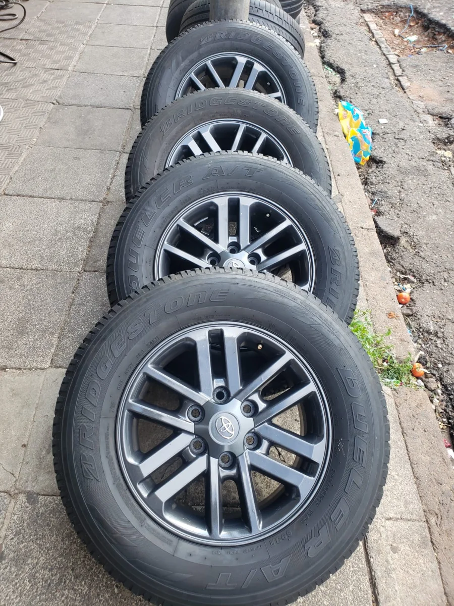A set of 17inch Toyota rims and tyres - Private Seller A set of 17inch Toyota rims and tyres - Private Seller