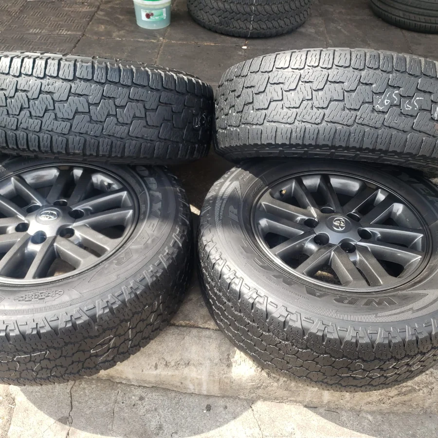 A set of 17inch Toyota rims and tyres - Private Seller A set of 17inch Toyota rims and tyres - Private Seller