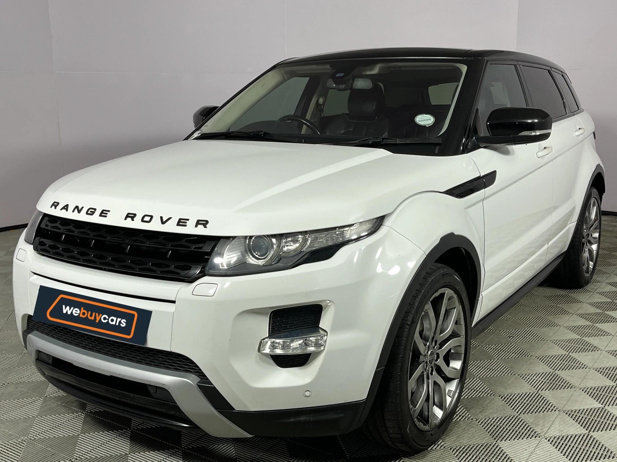 Used 2012 Land Rover Range Rover Evoque SD4 Dynamic SW1 Colour