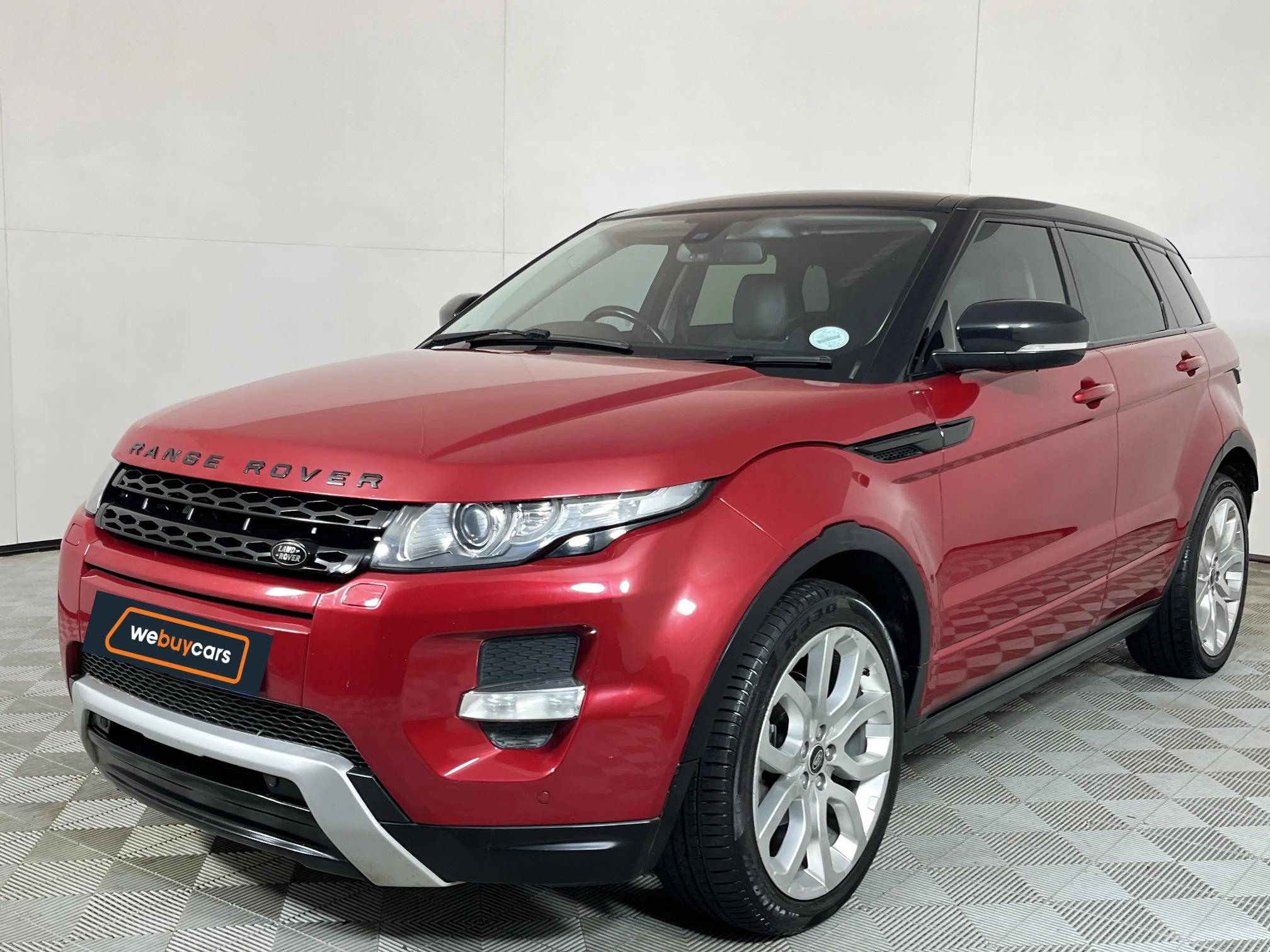 Used 2013 Land Rover Range Rover Evoque SD4 Dynamic SW1 Colour