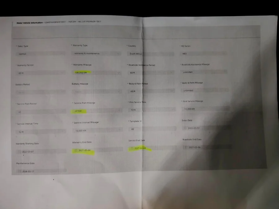 Used 2022 Haval H6 2.0GDIT Premium - BOTHA AND DEYSEL EXECUTIVE MOTORS