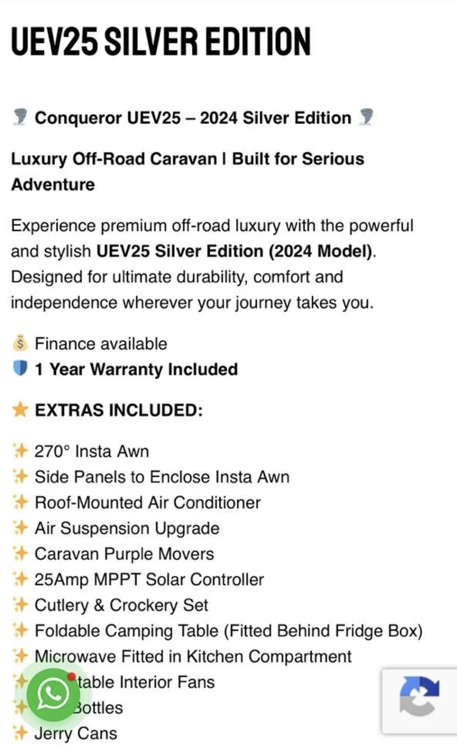 Limited Edition UEV25 for Sale - Private Seller