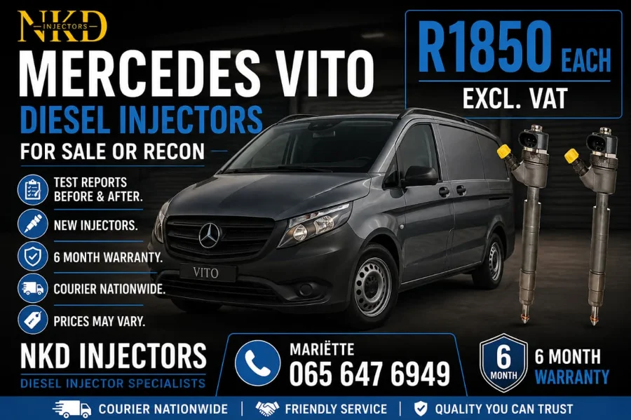 Mercedes Vito Diesel Injectors - Private Seller Mercedes Vito Diesel Injectors - Private Seller