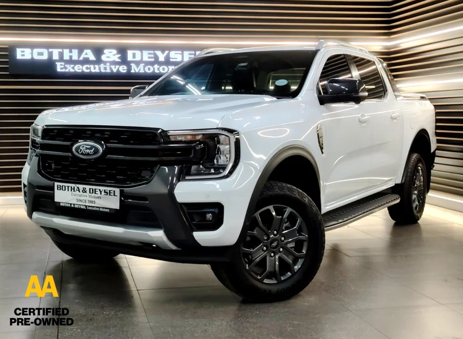 Used 2024 Ford Ranger 2.0 BiTurbo double cab Wildtrak - BOTHA AND DEYSEL EXECUTIVE MOTORS Used 2024 Ford Ranger 2.0 BiTurbo double cab Wildtrak - BOTHA AND DEYSEL EXECUTIVE MOTORS