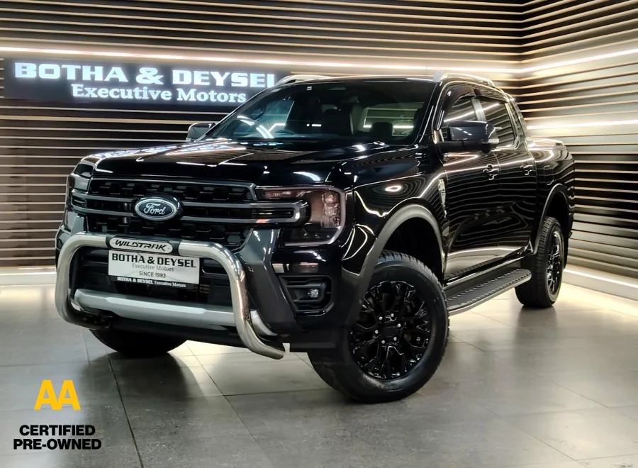 Used 2023 Ford Ranger 2.0 BiTurbo double cab Wildtrak - BOTHA AND DEYSEL EXECUTIVE MOTORS Used 2023 Ford Ranger 2.0 BiTurbo double cab Wildtrak - BOTHA AND DEYSEL EXECUTIVE MOTORS