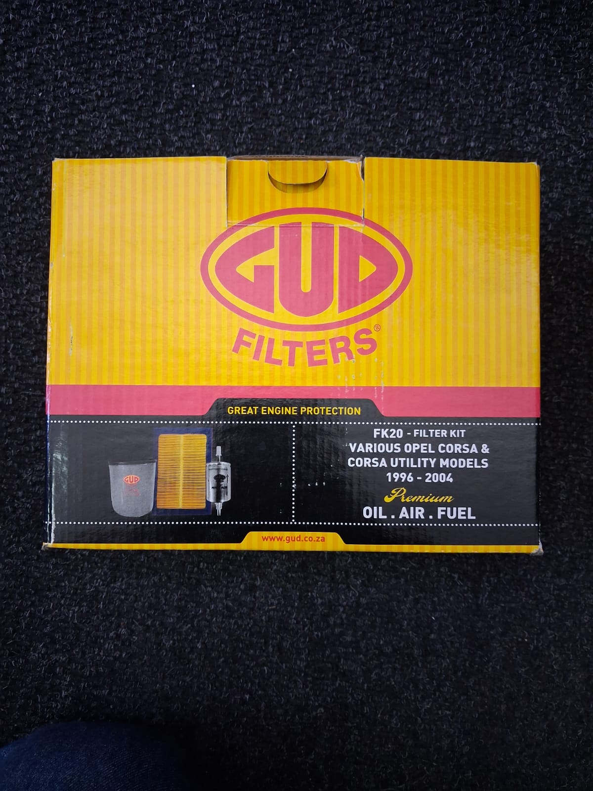 Opel Corsa / Chev Utility fk20 filter kit