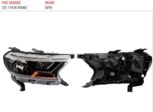 Depo Head Lamp Right side Ford Ranger T7 2016-2022