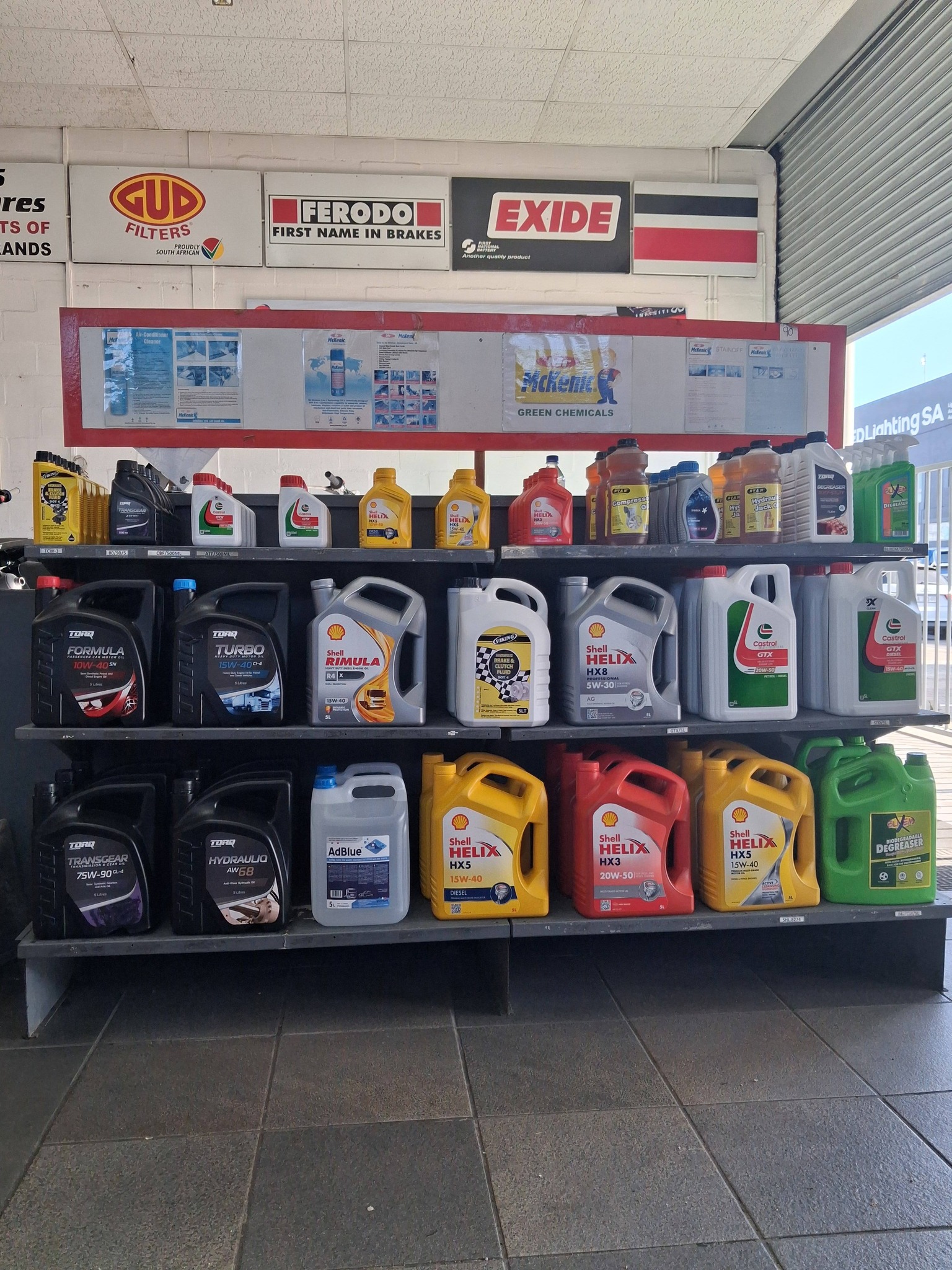 Torq, Shell, Castrol, Viking Oil