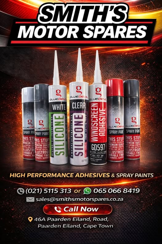 High performance adhesives and spray paints