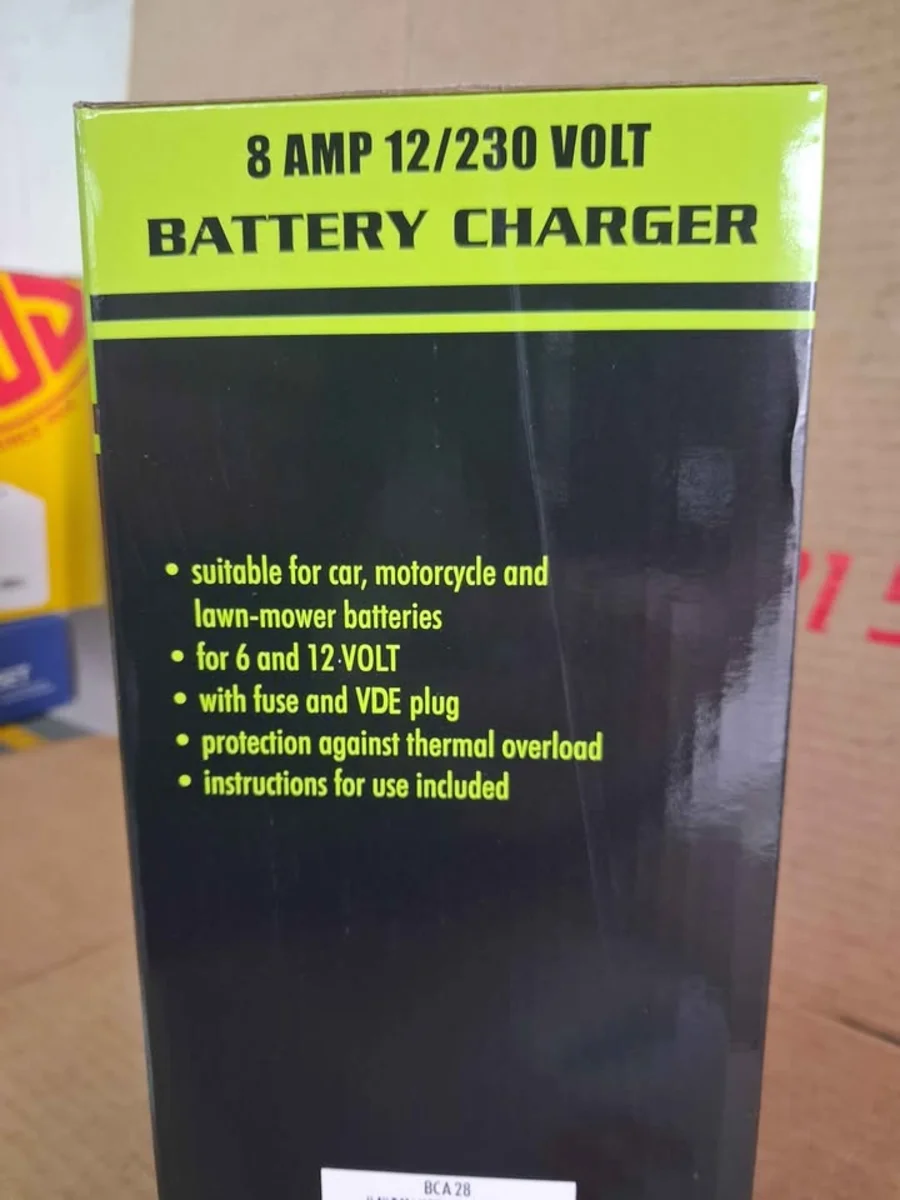 Battery charger 8amp 12/230 volt - Smiths Motor Spares Battery charger 8amp 12/230 volt - Smiths Motor Spares