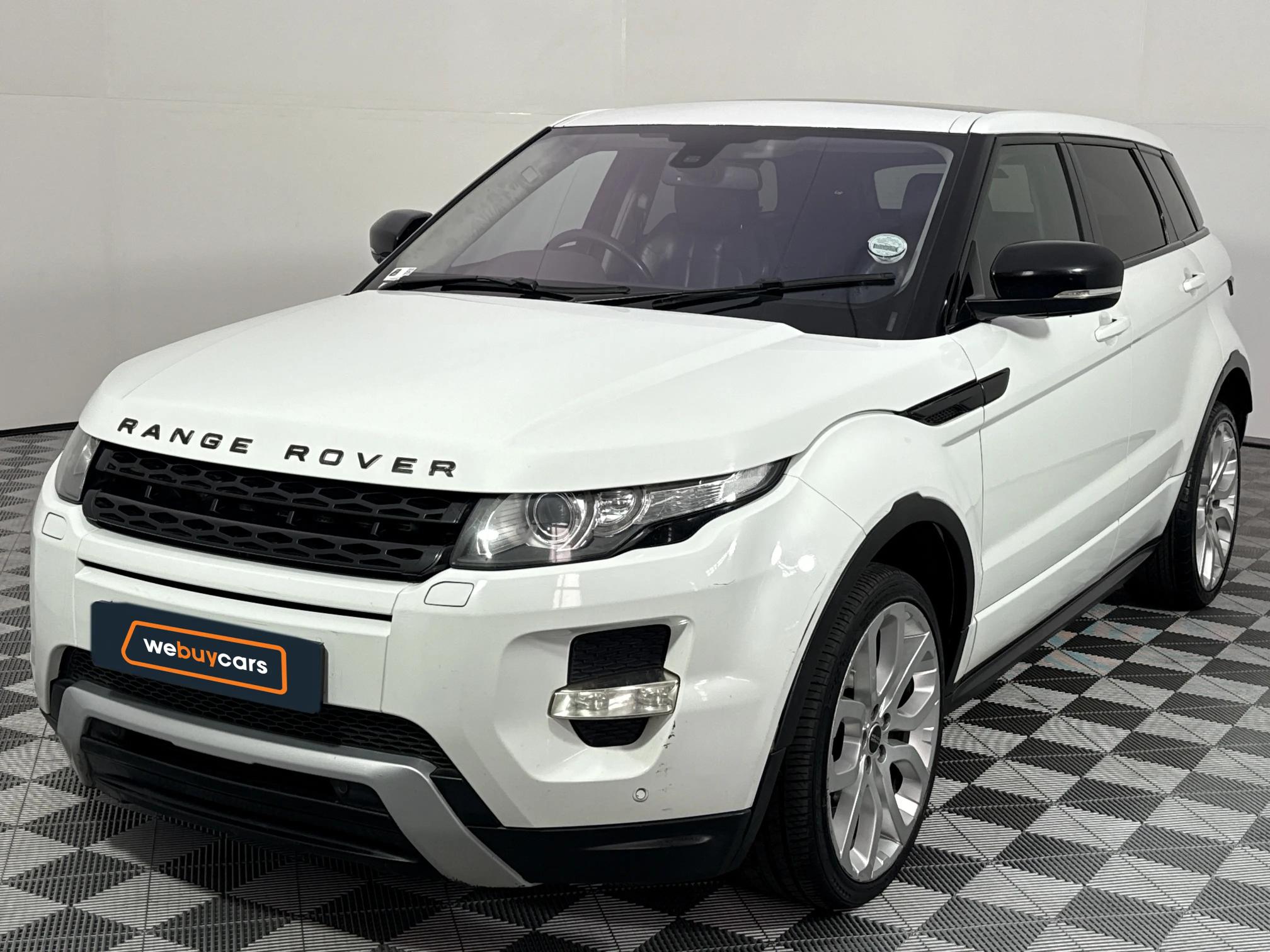 Used 2012 Land Rover Range Rover Evoque SD4 Dynamic SW1 Colour