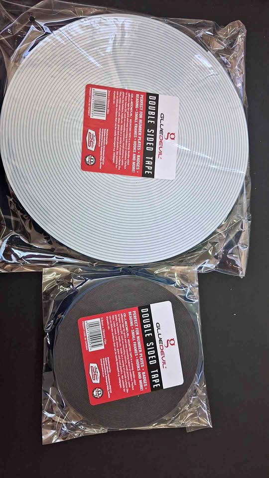 Mounting Tape thick white and thin black